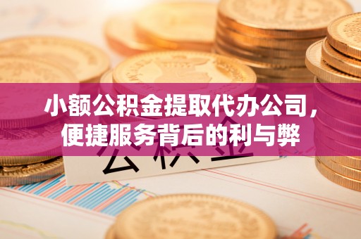 理县小额公积金提取代办公司，便捷服务背后的利与弊