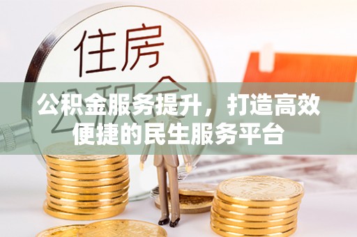理县公积金服务提升，打造高效便捷的民生服务平台