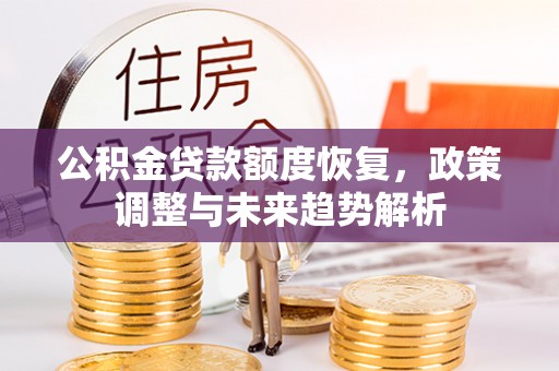 理县公积金贷款额度恢复，政策调整与未来趋势解析