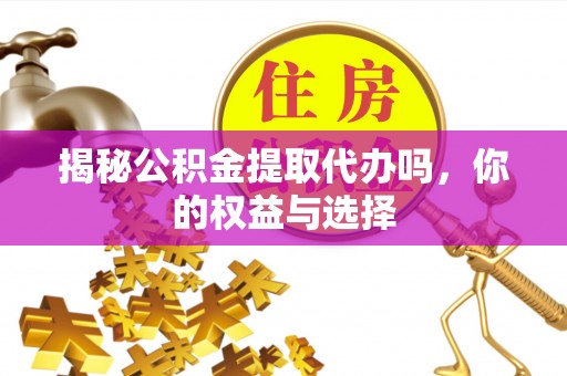 理县揭秘公积金提取代办吗，你的权益与选择