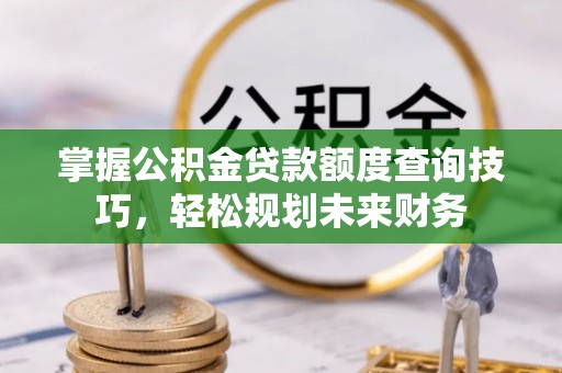 理县掌握公积金贷款额度查询技巧，轻松规划未来财务