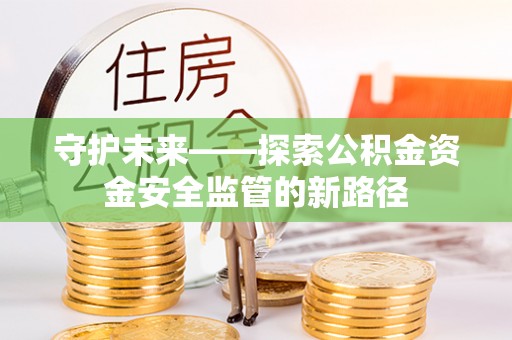 理县守护未来——探索公积金资金安全监管的新路径