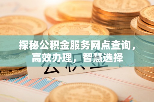 理县探秘公积金服务网点查询，高效办理，智慧选择