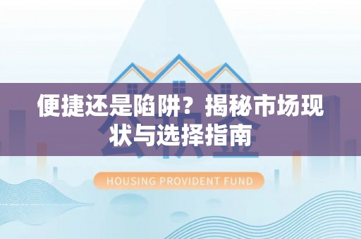 理县便捷还是陷阱？揭秘市场现状与选择指南
