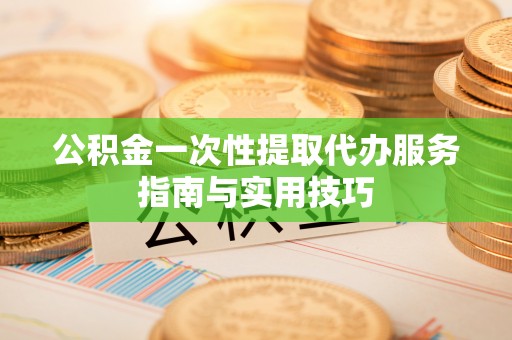 理县公积金一次性提取代办服务指南与实用技巧