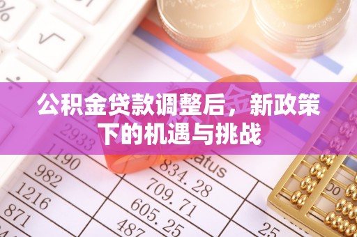 理县公积金贷款调整后，新政策下的机遇与挑战
