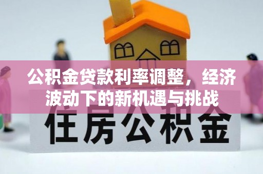 理县公积金贷款利率调整，经济波动下的新机遇与挑战