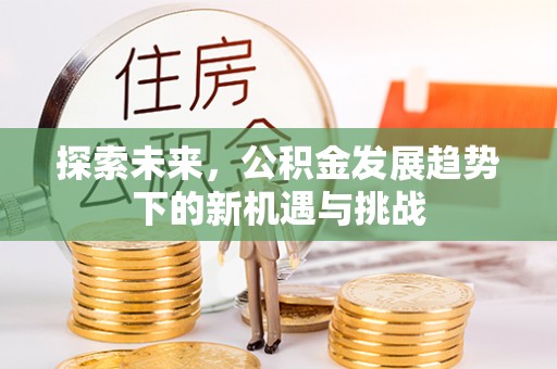理县探索未来，公积金发展趋势下的新机遇与挑战